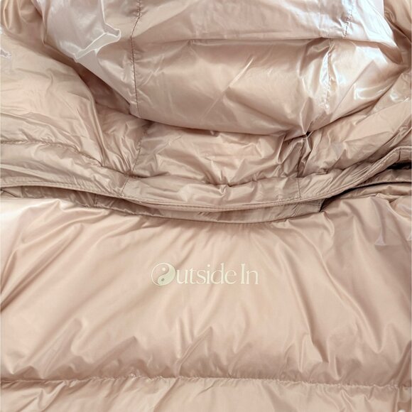 Madhhappy × Columbia Mauve Vapor Down Puffer Jacket 800 Fill M Convertible NWT - Picture 9 of 15